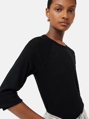 Jigsaw Cotton Luxe Raglan T-Shirt - Image 5 of 6