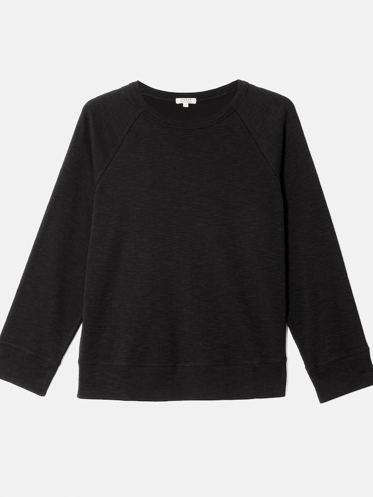 Jigsaw Cotton Luxe Raglan T-Shirt - Image 6 of 6