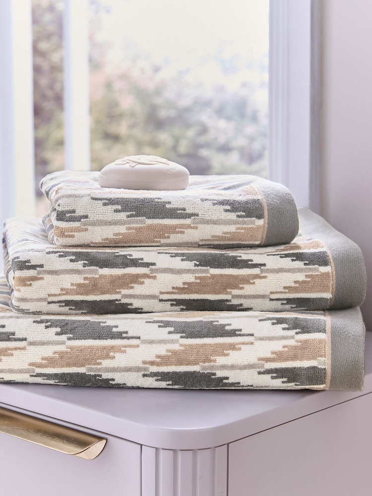 Bedeck of Belfast Charcoal Osanna Avita Luxuriously Soft Towel - Image 1 of 2