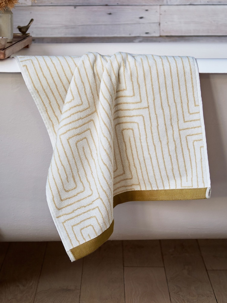 ABIGAIL AHERN x MURMUR Warm Ochre Pia Plush Towel - Image 1 of 3 ABIGAIL AHERN x MURMUR Warm Ochre Pia Plush Towel - Image 1 of 3