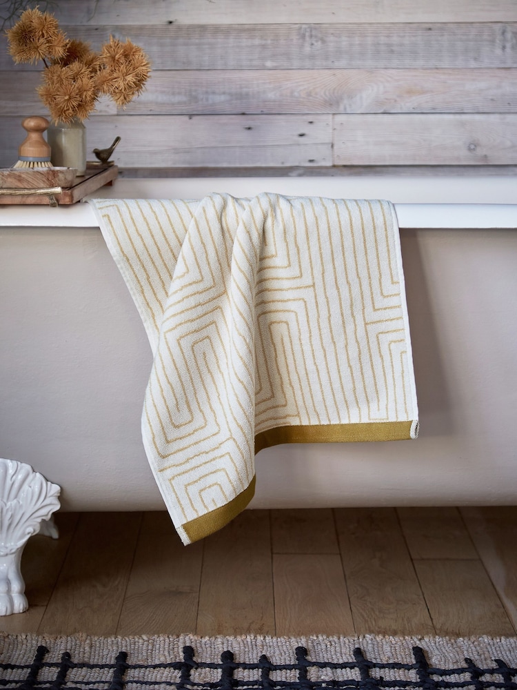 ABIGAIL AHERN x MURMUR Warm Ochre Pia Plush Towel - Image 3 of 3 ABIGAIL AHERN x MURMUR Warm Ochre Pia Plush Towel - Image 3 of 3