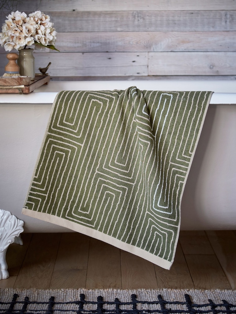 ABIGAIL AHERN x MURMUR Sage Green Pia Plush Towel - Image 3 of 3 ABIGAIL AHERN x MURMUR Sage Green Pia Plush Towel - Image 3 of 3
