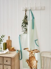 Wrendale Blue Hare 100% Cotton Apron - Image 1 of 4