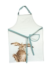 Wrendale Blue Hare 100% Cotton Apron - Image 2 of 4