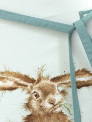 Wrendale Blue Hare 100% Cotton Apron - Image 3 of 4