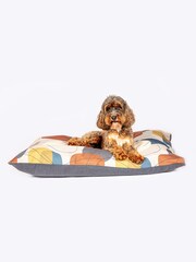 Danish Designs Steel Colour Block Deep Duvet Dog Bed - Image 1 of 4