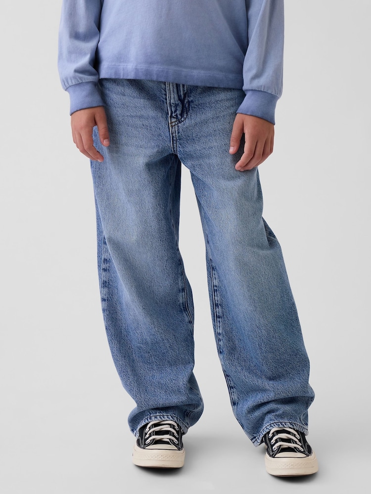 Gap Light Wash Baggy Jeans (5-13yrs) - Image 1 of 6 Gap Light Wash Baggy Jeans (5-13yrs) - Image 1 of 6