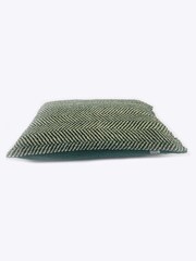 Danish Designs Green Fleece Herringbone Deep Duvet Dog Bed - Image 3 of 6
