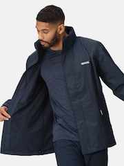 Regatta Navy Mens Matt Waterproof Jacket - Image 4 of 9