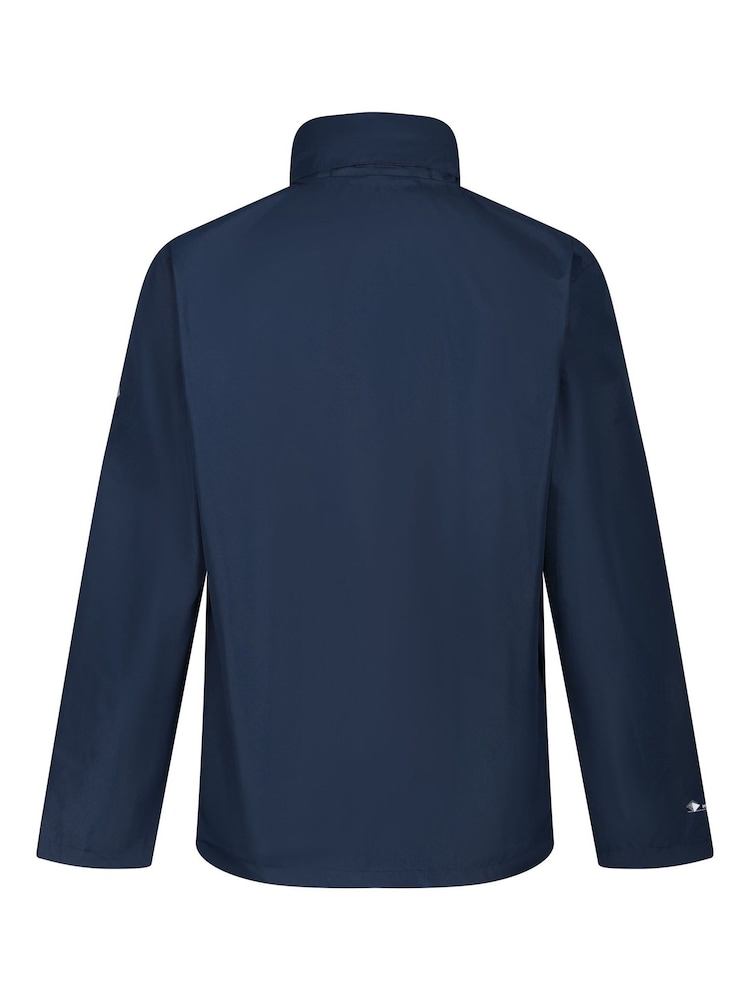 Regatta Navy Mens Matt Waterproof Jacket - Image 9 of 9