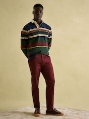 Joules Stamford Burgundy Slim Fit Chinos - Image 3 of 6