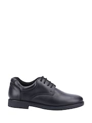 Hush Puppies Black Tim Senior School Shoes - Image 1 of 5
