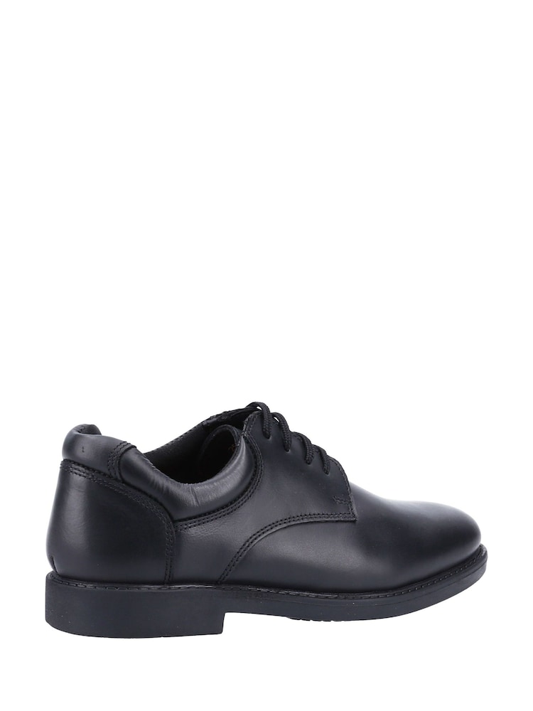 Hush Puppies Black Tim Senior School Shoes - Image 2 of 5