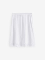 Black/White Long Cotton Short Half Slips 2 Pack - Image 3 of 4
