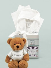 Babyblooms 100% Cotton Personalised Luxury Knitted Baby Blanket Gift - Image 6 of 6