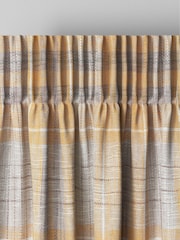 Gold Astley Check Made To Measure Curtains - Image 7 of 10
