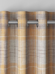 Gold Astley Check Made To Measure Curtains - Image 8 of 10