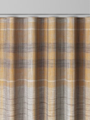 Gold Astley Check Made To Measure Curtains - Image 9 of 10