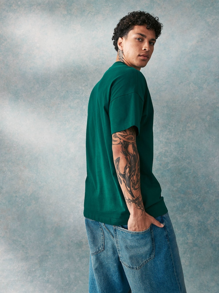 adidas Green All SZN 100% Cotton T-Shirt - Image 3 of 6