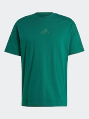 adidas Green All SZN 100% Cotton T-Shirt - Image 6 of 6