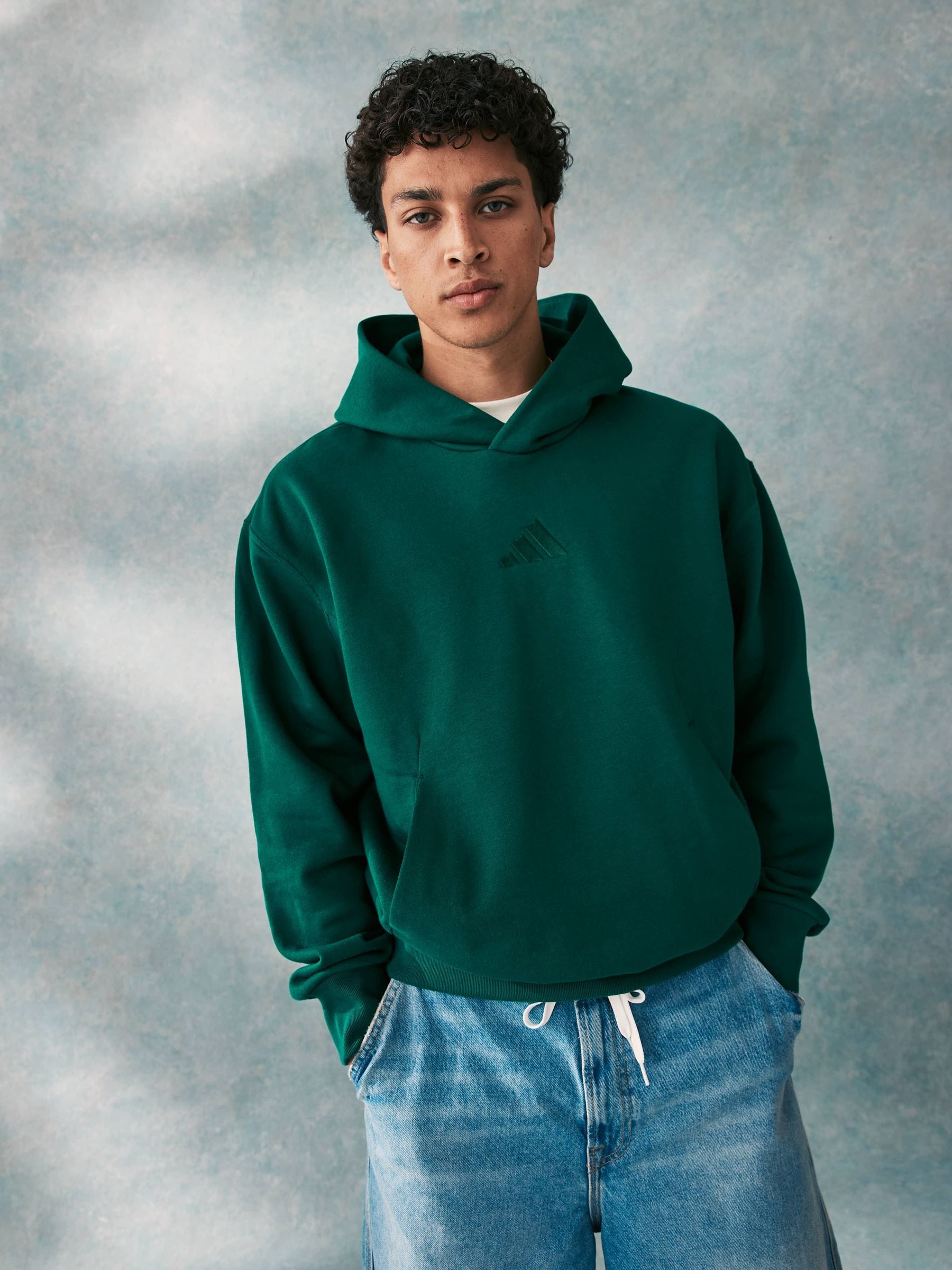 Buy adidas Green ALL SZN Hoodie from Next Luxembourg