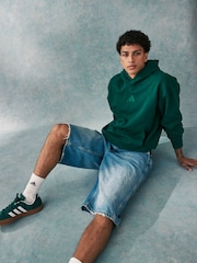 adidas Green ALL SZN Hoodie - Image 3 of 7