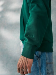 adidas Green ALL SZN Hoodie - Image 6 of 7