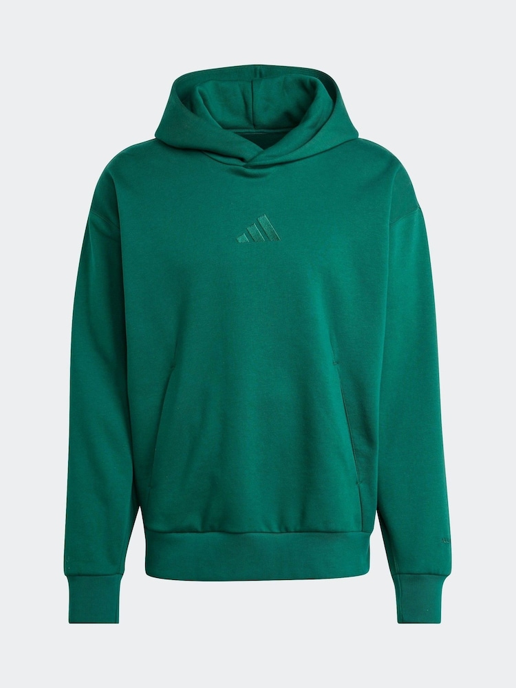 adidas Green ALL SZN Hoodie - Image 7 of 7
