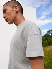 adidas Grey ALL SZN T-Shirt - Image 4 of 12
