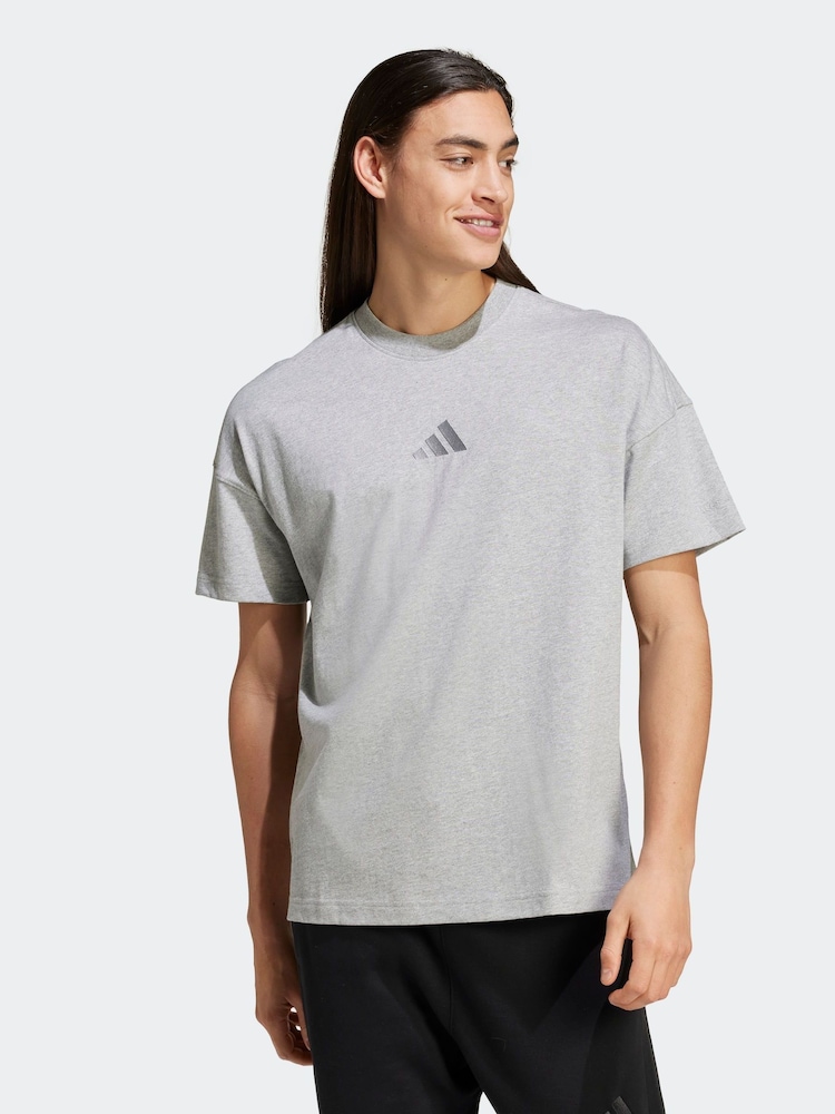 Grijs - adidas All SZN 100% Cotton T-Shirt - Image 5 of 12