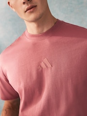 adidas Red ALL SZN T-Shirt - Image 4 of 6