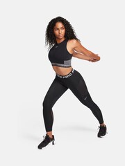 Nike Black Pro Dri-FIT 365 Mid-Rise 7/8 Leggings with Pockets - Image 3 of 7