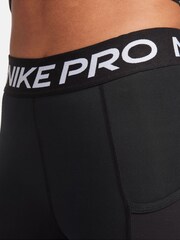 Nike Black Pro Dri-FIT 365 Mid-Rise 7/8 Leggings with Pockets - Image 5 of 7