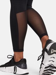 Nike Black Pro Dri-FIT 365 Mid-Rise 7/8 Leggings with Pockets - Image 6 of 7