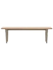 Gallery Home Prairie Cream Leroy Dining Bench - Image 3 of 3