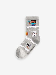 Minecraft Christmas License Socks 3 Pack - Image 3 of 4