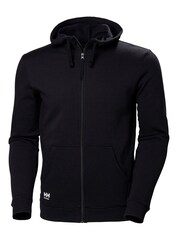 Helly Hansen 100% Cotton Manchester Zip Black Hoodie - Image 4 of 5