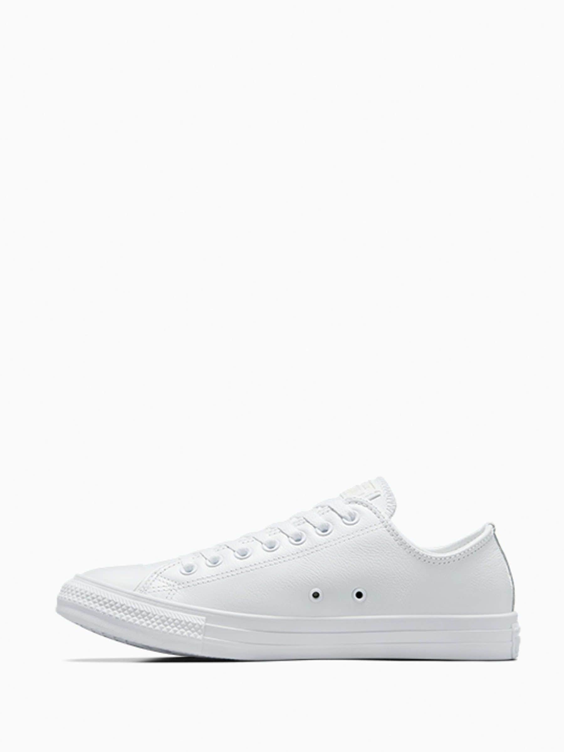 Converse White Chuck Taylor All Stars Leather Ox Trainers