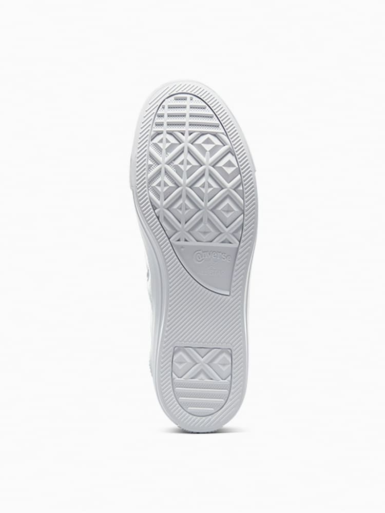 Converse White Chuck Taylor All Stars Leather Ox Trainers - Image 9 of 11