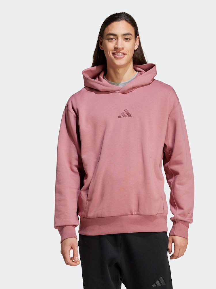 adidas Red ALL SZN Hoodie - Image 1 of 8
