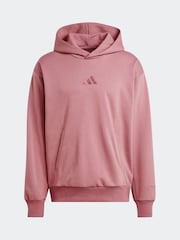 adidas Red ALL SZN Hoodie - Image 8 of 8