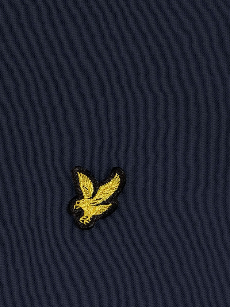Lyle & Scott Navy Blue Boys Essentials 100% Cotton Crew Neck T-Shirt - Image 7 of 7