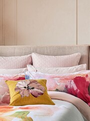 Ted Baker Pink 100% Cotton Art Print Duvet Cover and Pillowcase Set - Image 3 of 5