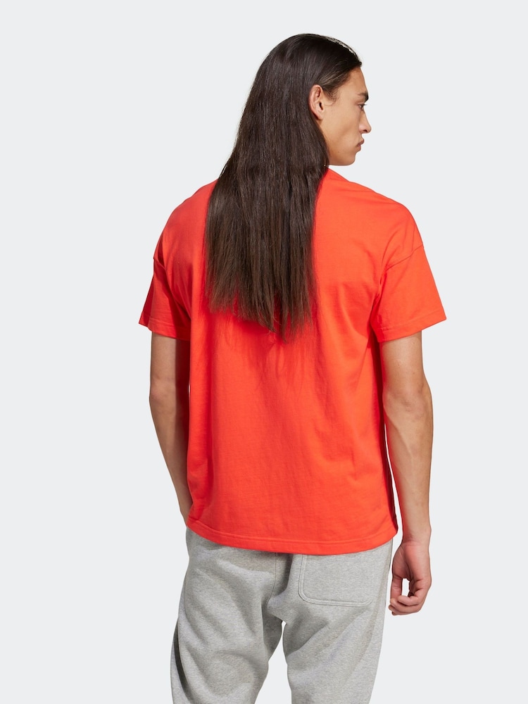 adidas Dark Red All SZN 100% Cotton T-Shirt - Image 2 of 8