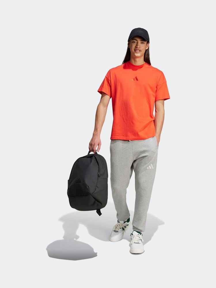 adidas Dark Red All SZN 100% Cotton T-Shirt - Image 3 of 8