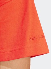 adidas Dark Red All SZN 100% Cotton T-Shirt - Image 7 of 8