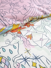 Bedlam Multi Doodle Hobby Duvet Cover & Pillowcase Set - Image 3 of 4