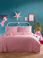 Fusion Red Christmas Frames Duvet Cover & Pillowcase Set - Image 4 of 5