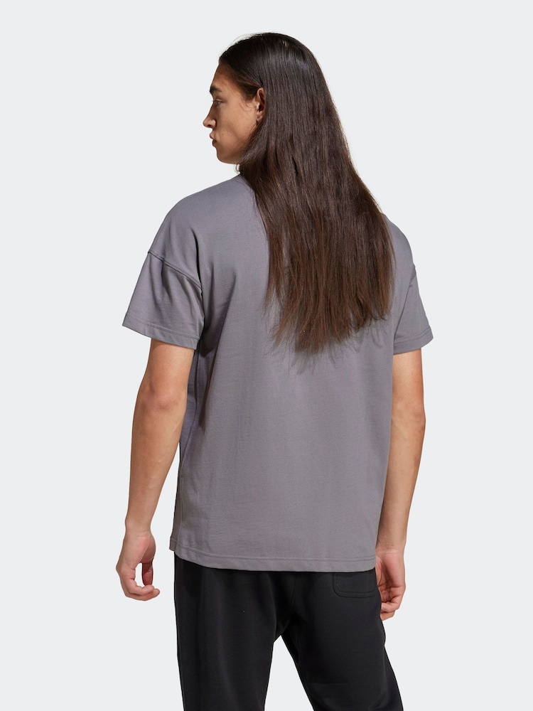 adidas Dark Grey All SZN 100% Cotton T-Shirt - Image 2 of 8