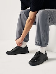 Black Minimal Trainers - Image 2 of 6